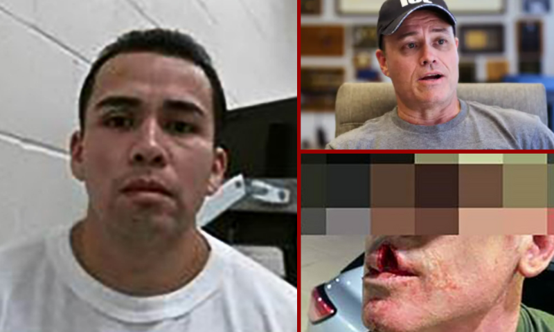 (Photos via: ICE) / (Top-R) Photo via: James Keivom for the New York Post)