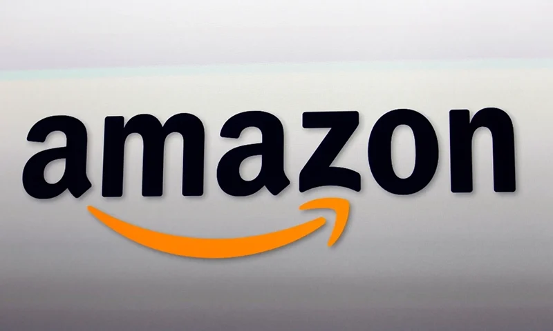 The Amazon logo. (AP Photo/Reed Saxon, File)