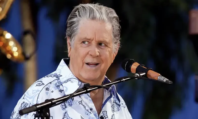 Brian Wilson performs with the Beach Boys on ABC's Good Morning America in New York's Central Park June 15, 2012. REUTERS/Lucas Jackson/File Photo